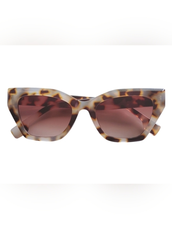 Accessories - Cat-Eye Animal Print Sunglasses